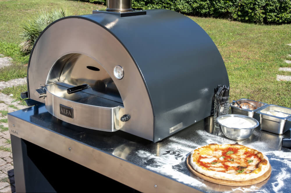 ALFA™ CLASSICO 2 Pizze Gas Outdoor Pizza Oven [Hybrid-Capable]