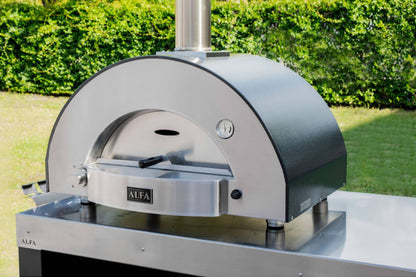 ALFA™ CLASSICO 2 Pizze Gas Outdoor Pizza Oven [Hybrid-Capable]